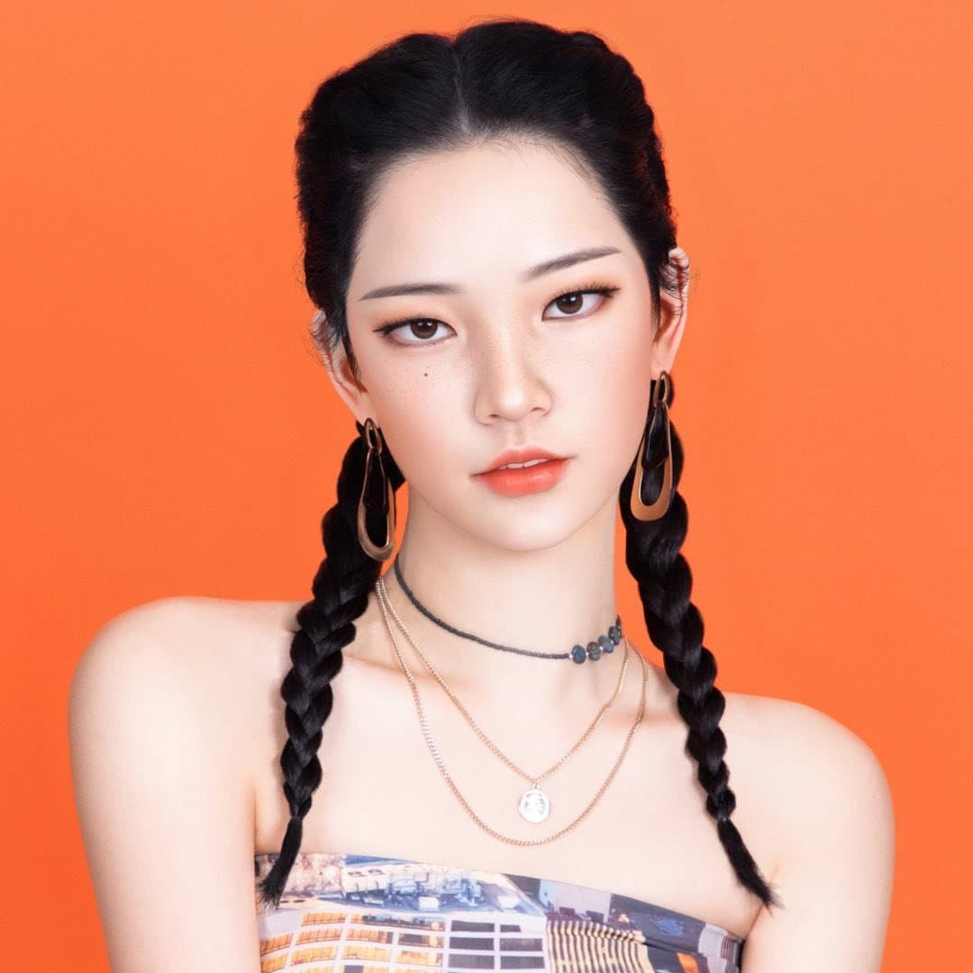 Rozy, official virtual-character profile imagery