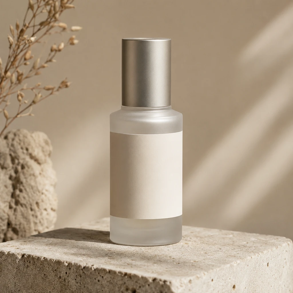Square unbranded skincare product source before extension