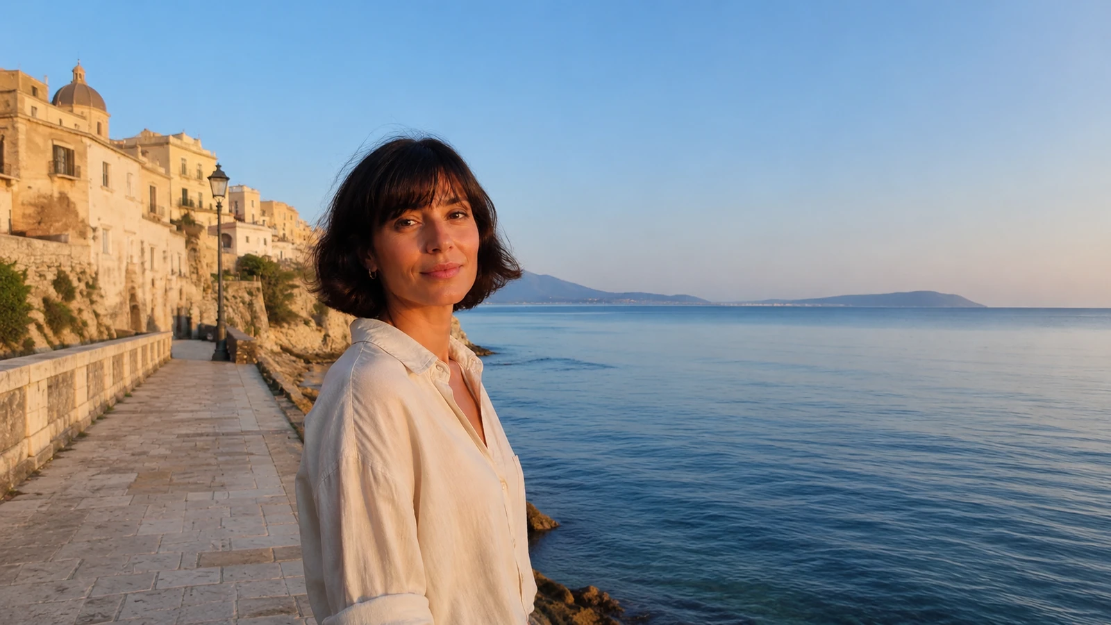 Same fictional adult travel image extended into a wide frame