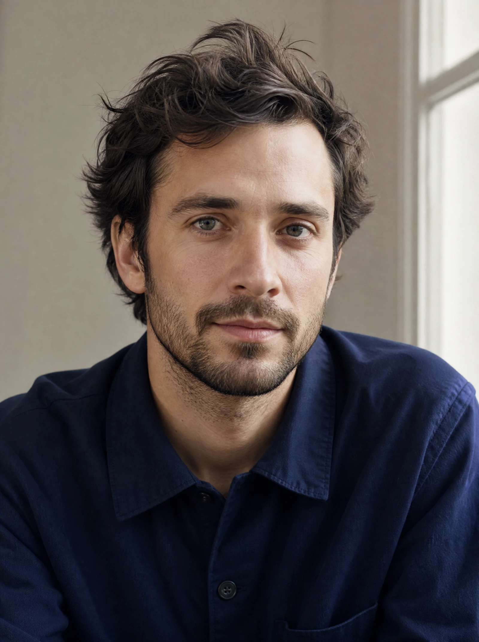 Second fictional adult reference portrait used to demonstrate a couple-image input.