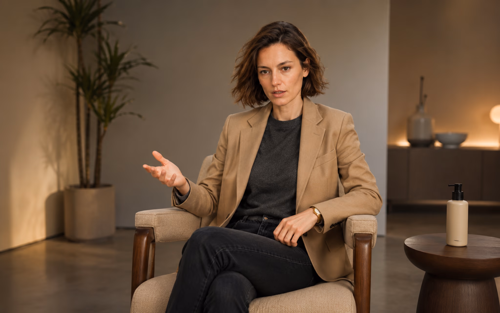 Studio cover representing the direct-to-camera spokesperson format.