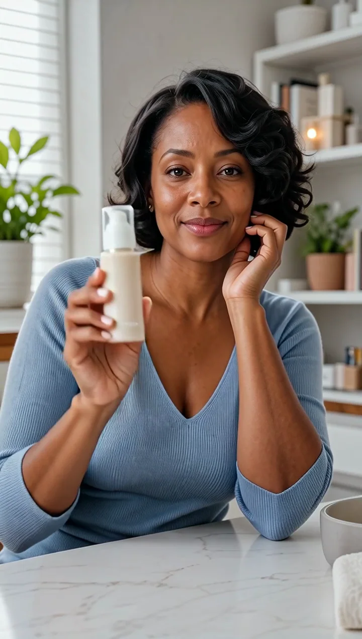 The same fictional adult creator in a product-led vertical video result